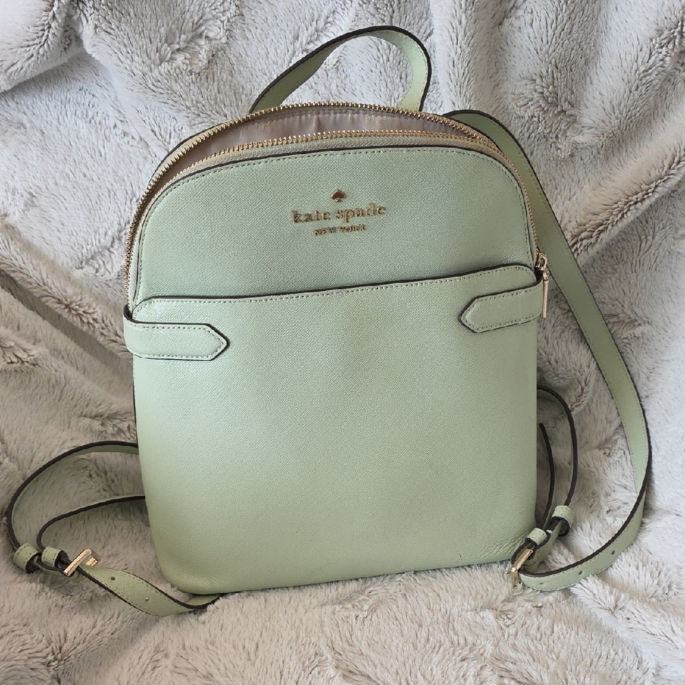 Kate Spade Light Green Backpack
